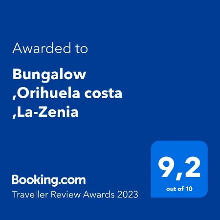 Bungalow ,orihuela Costa ,la-zenia Appartement *